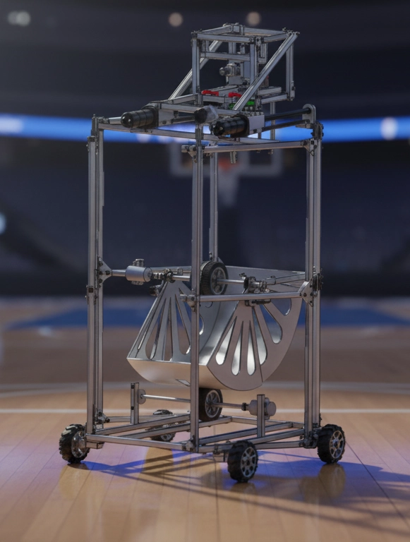 DD Robocon basketball robot project